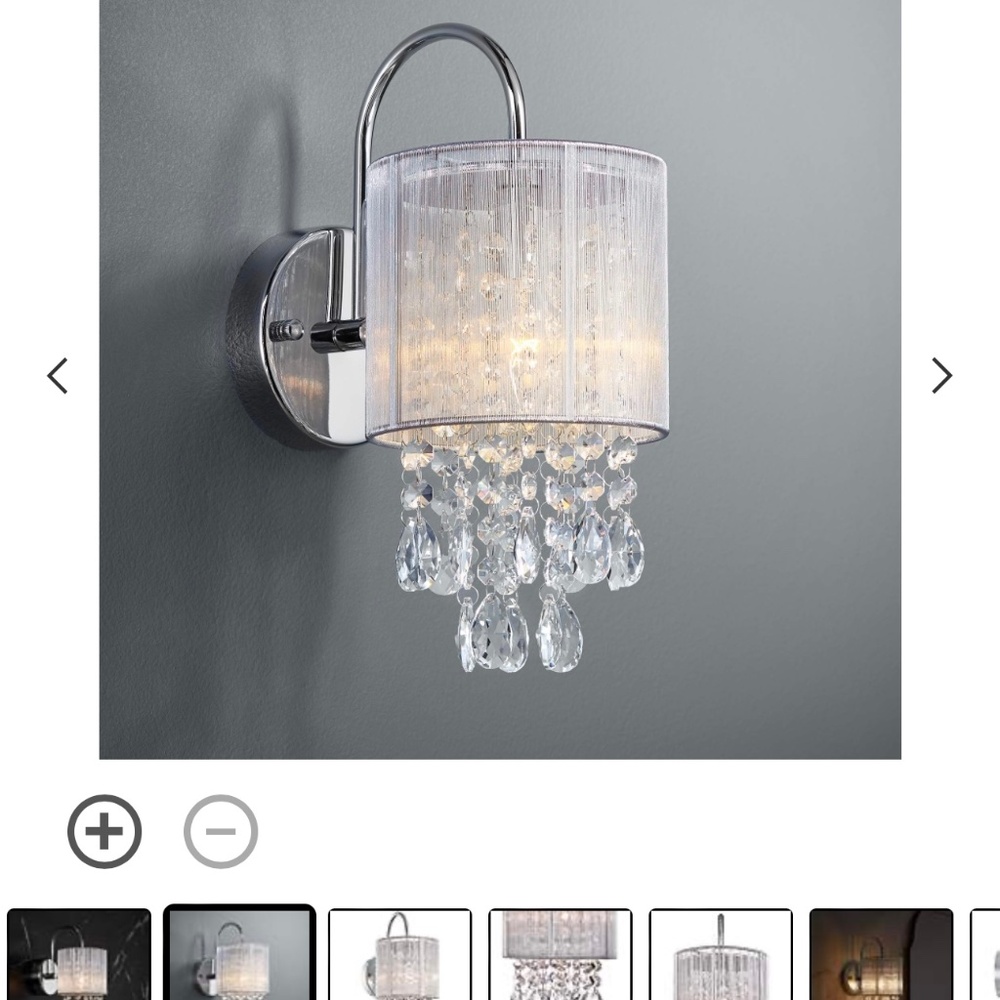 Set of 2 brand new in box wired wall sconces
